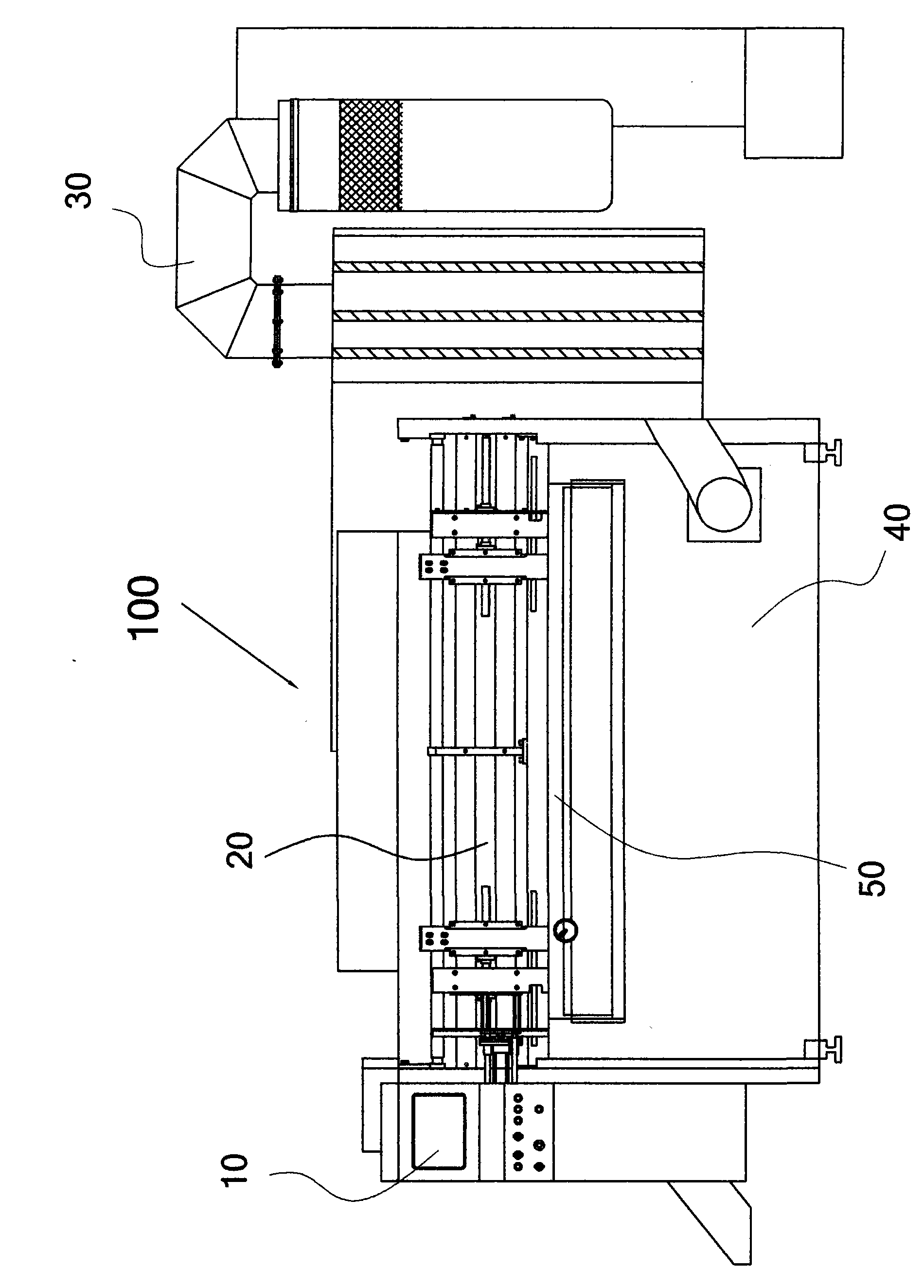 Vacuum adsorption front edge paper feed unit in carton making linkage machine