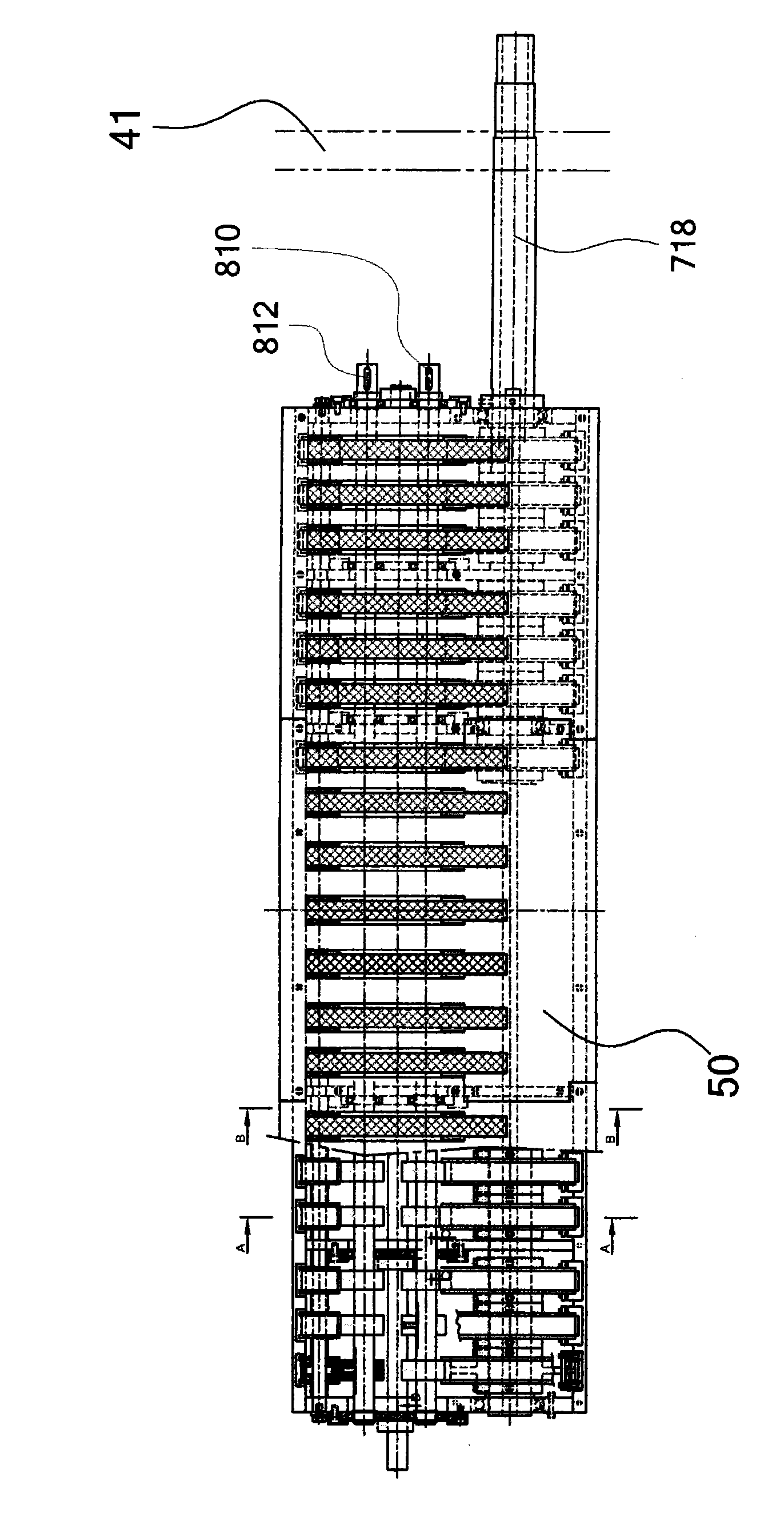 Vacuum adsorption front edge paper feed unit in carton making linkage machine