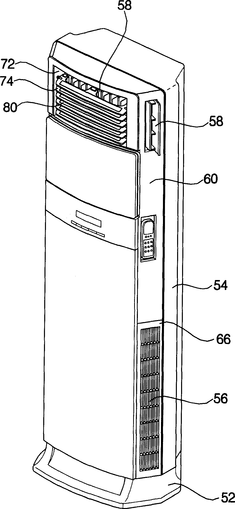 Wind guiding device of air conditioner