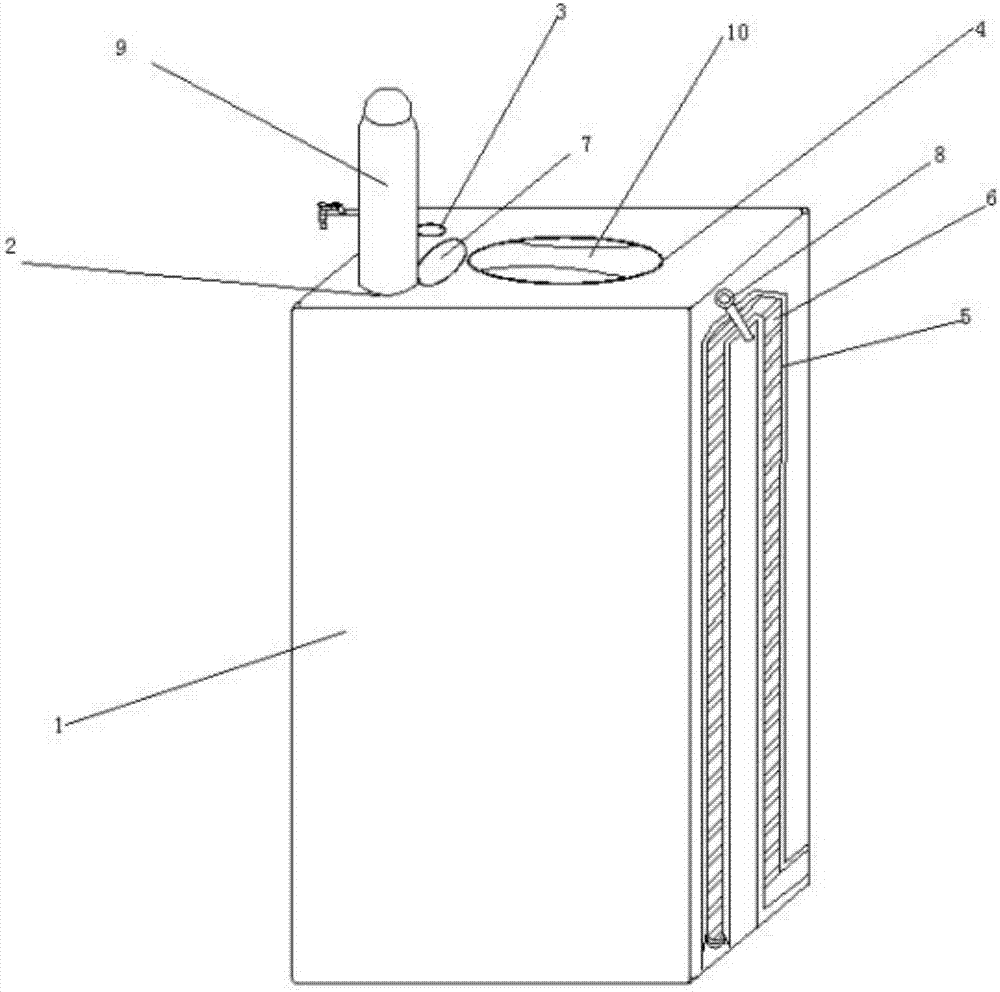 Wastewater bucket for household water purifier