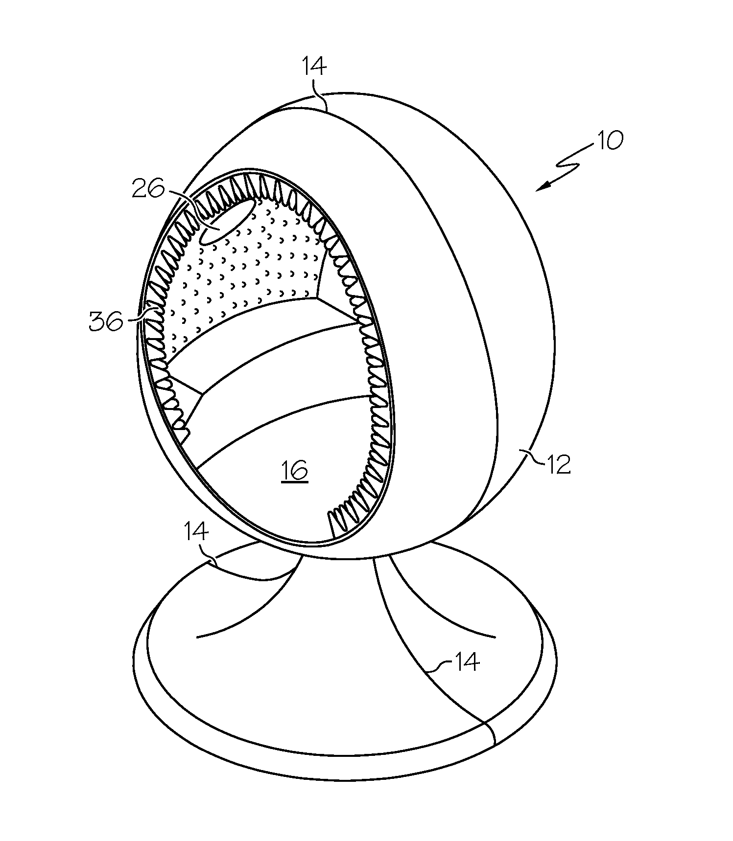 Surround sound audio chair