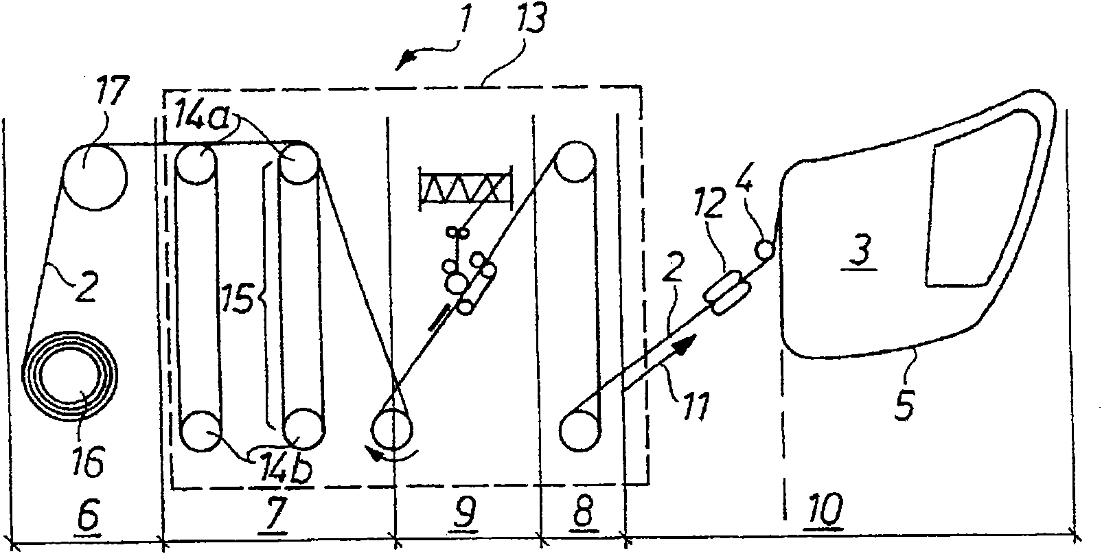 Method and device for attaching sealing profiles