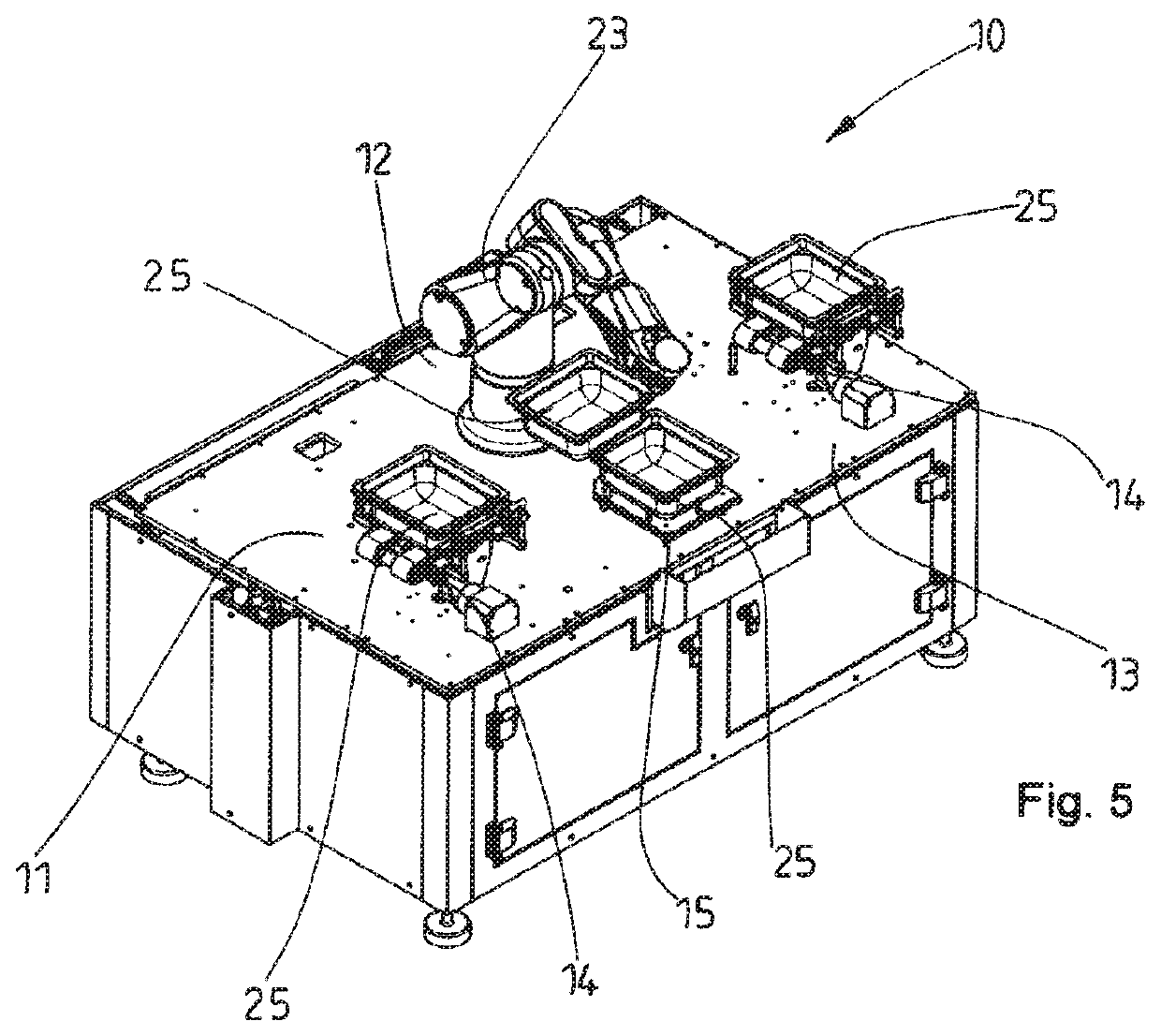 Method and apparatus for sterilizing an article by means of a pulsed light source