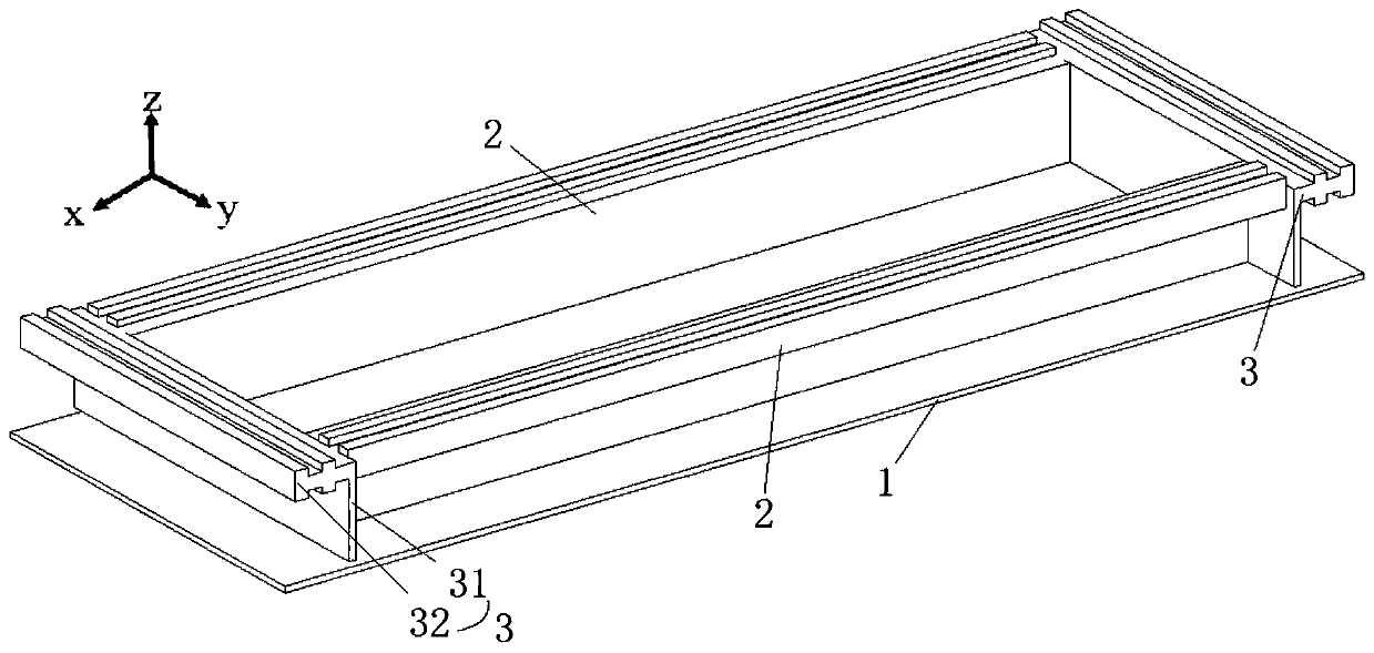 Aluminum alloy formwork, connecting and compressing structure and connecting method thereof