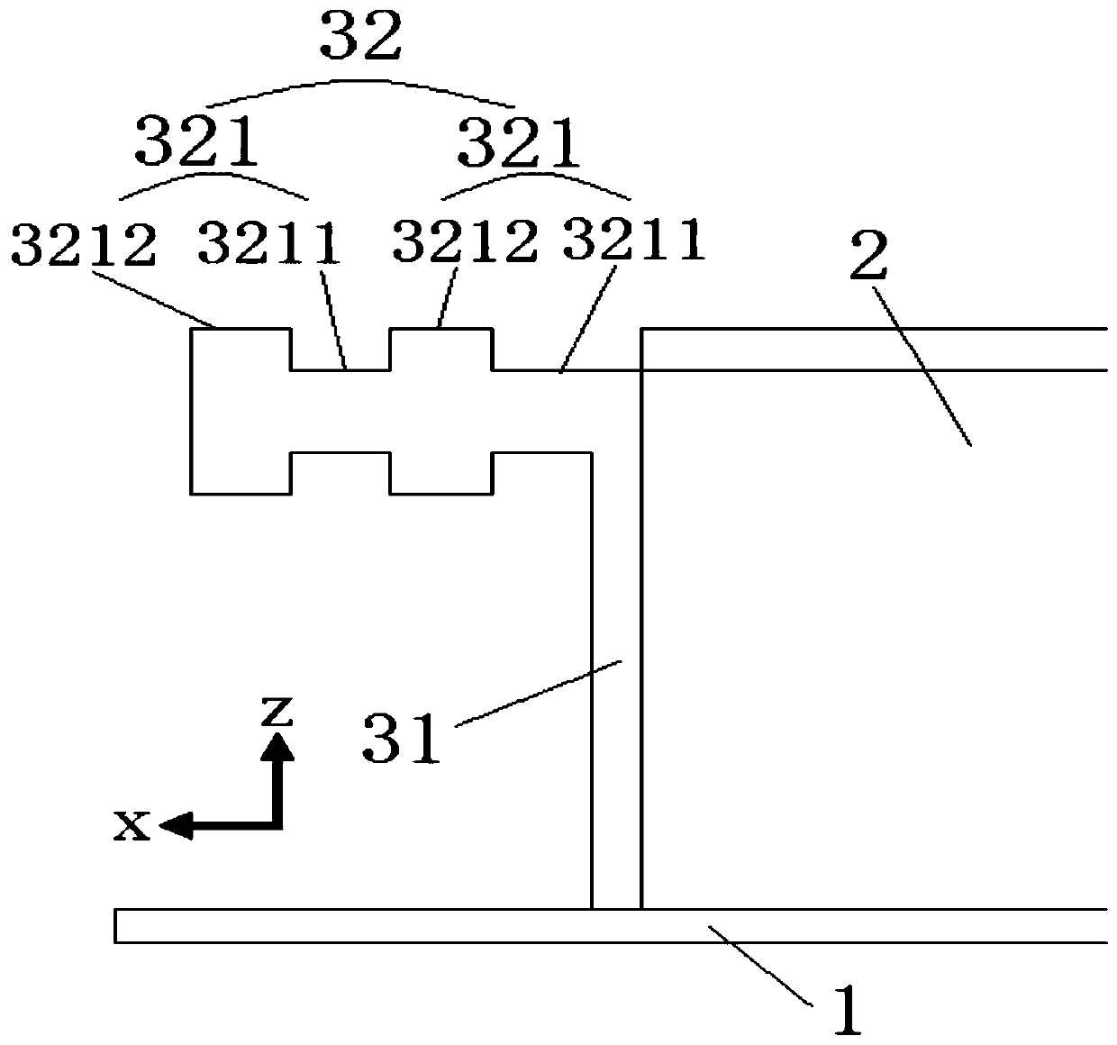 Aluminum alloy formwork, connecting and compressing structure and connecting method thereof