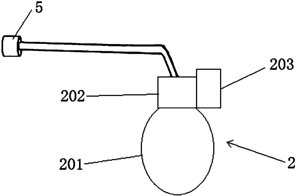 Miniature weight reducing balloon with adjustable balloon size