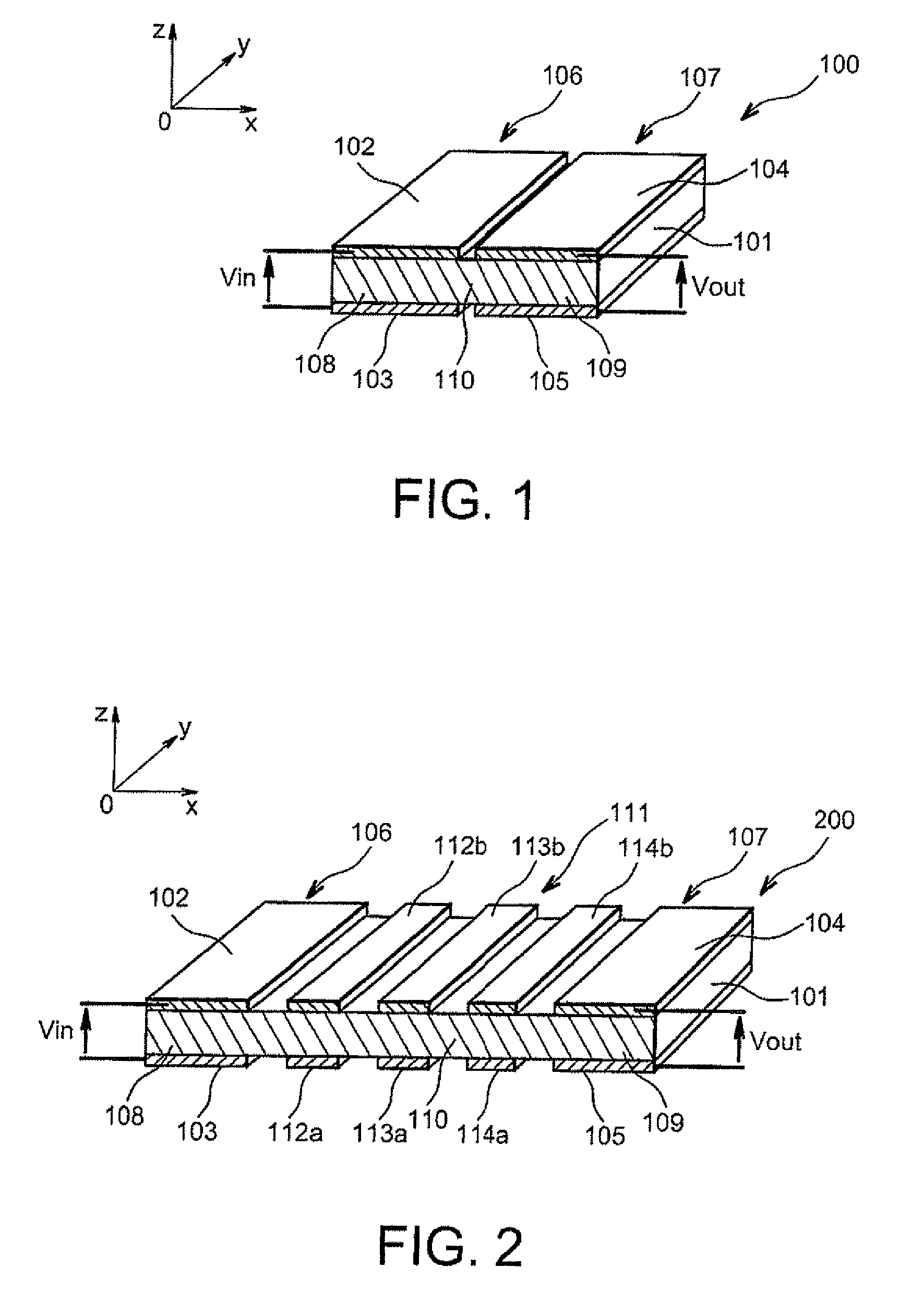 Coupled lamb wave resonators filter