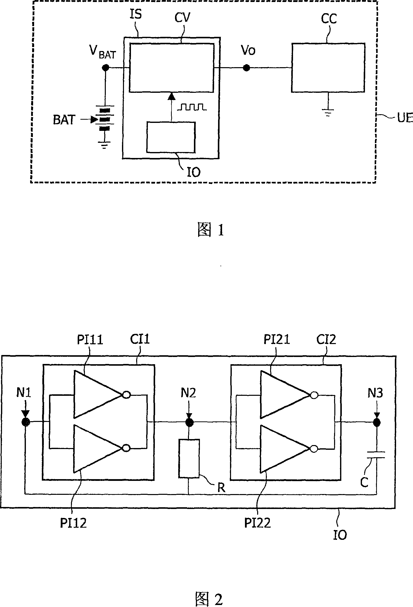 Integrated RC oscillator with high frequency stability, notably for an integrated switched-mode power supply