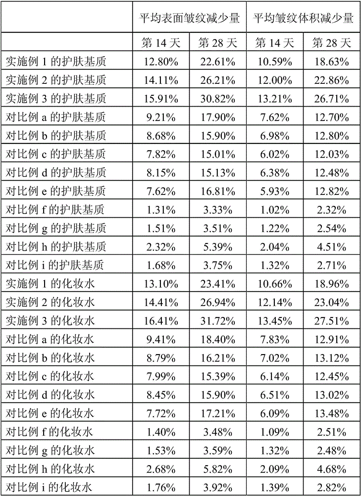 Skin care matrix with anti-aging function as well as preparation method and application thereof