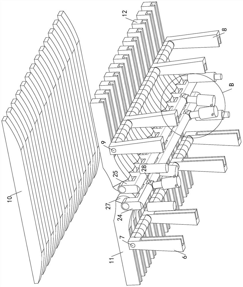 Novel auxiliary fixing frame for livestock veterinary surgery