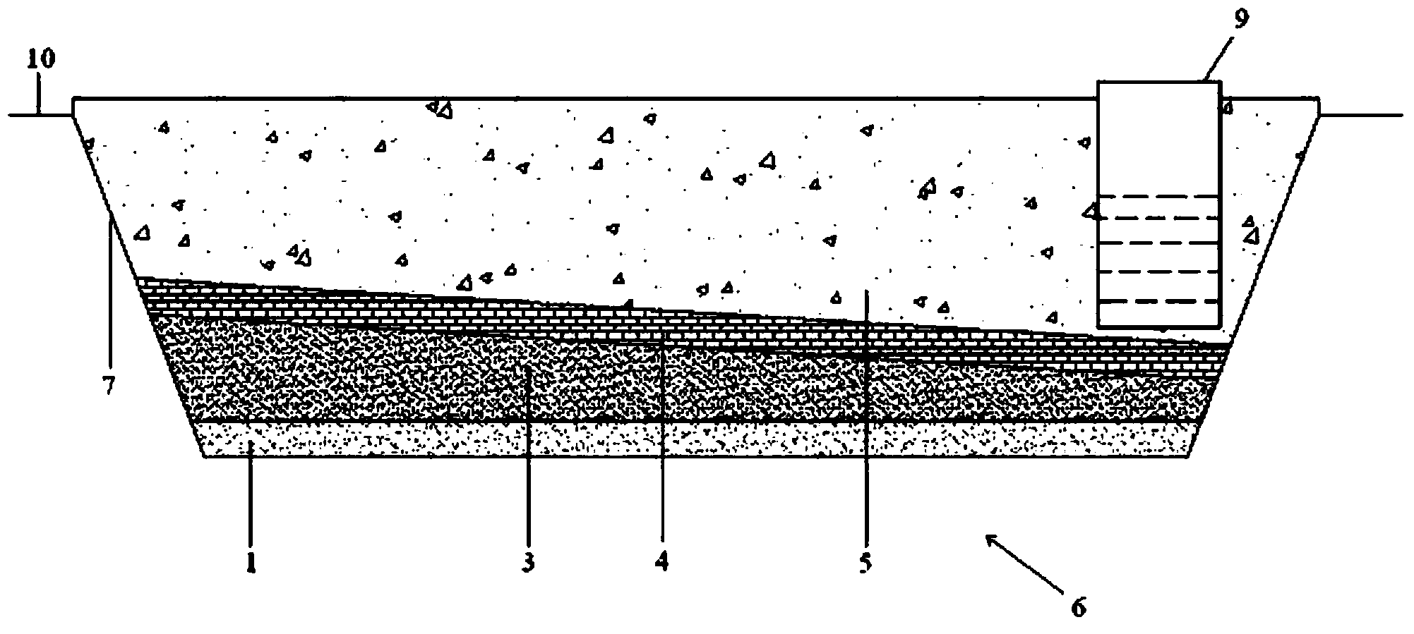 Saline-alkali soil plant planting system