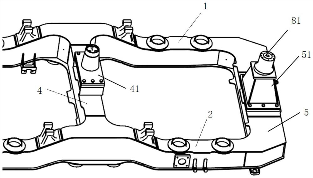 A bogie bogie for testing and testing method