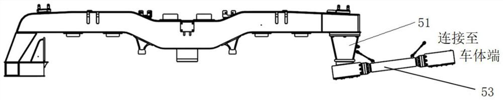 A bogie bogie for testing and testing method