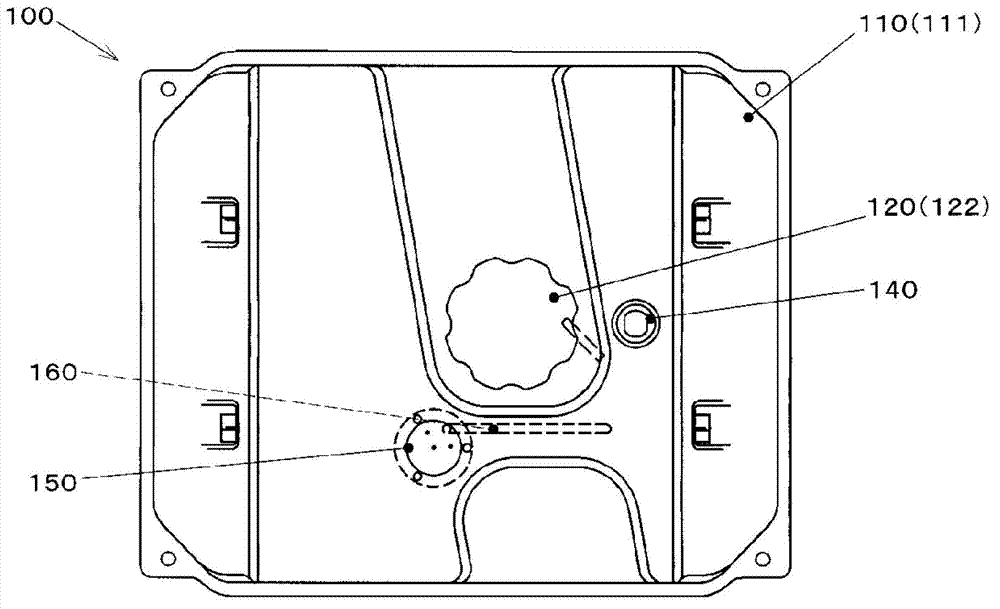 Fuel tank and engine