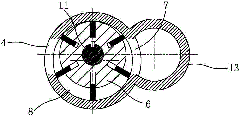 Non-filling large-flow self-sucking pump and use method thereof