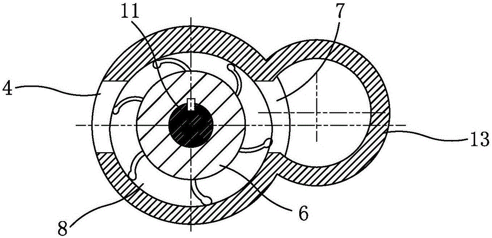 Non-filling large-flow self-sucking pump and use method thereof