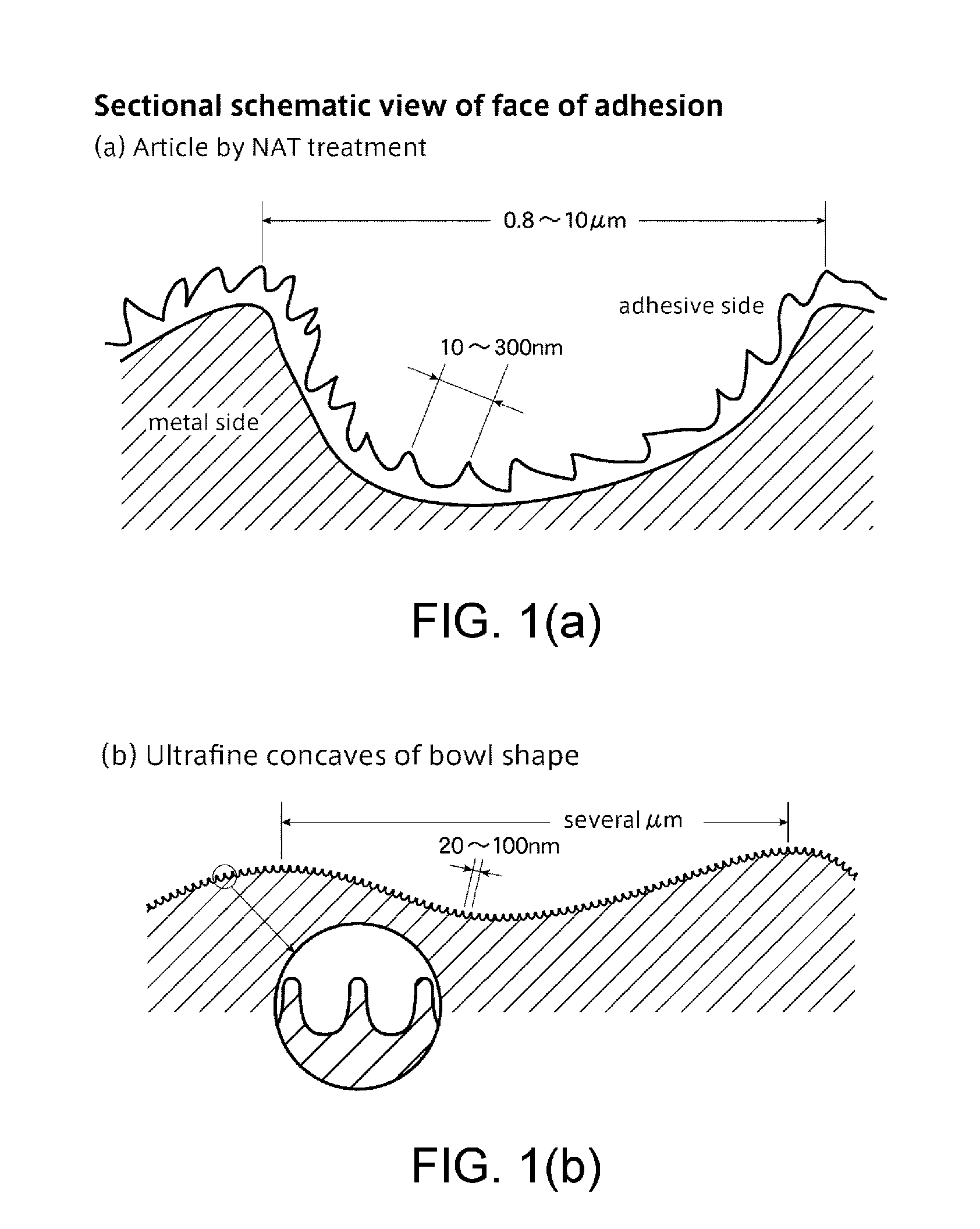 Method for producing metal containing composite and metal containing composite formed by adhesion