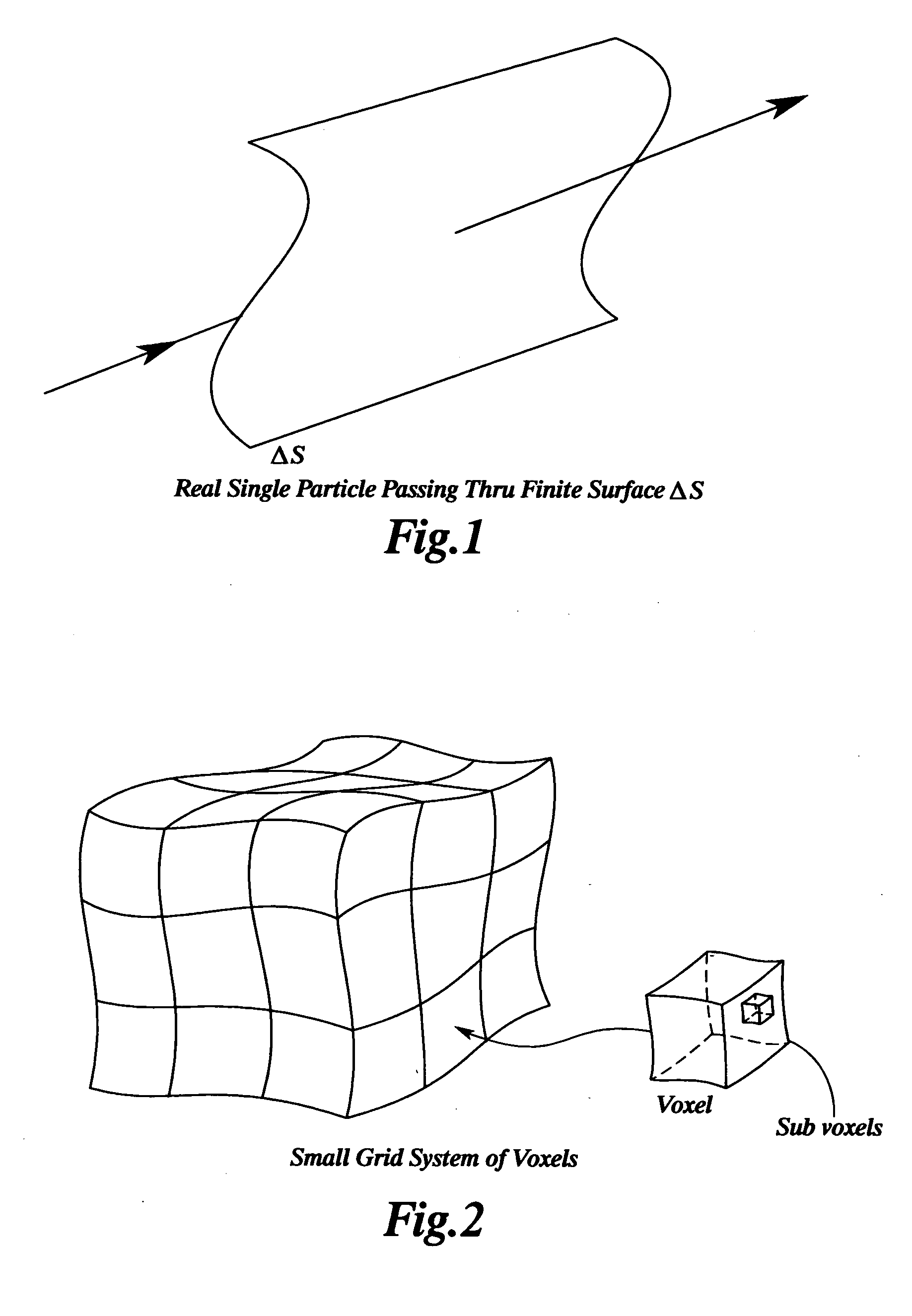 Computation of radiating particle and wave distributions using a generalized discrete field constructed from representative ray sets