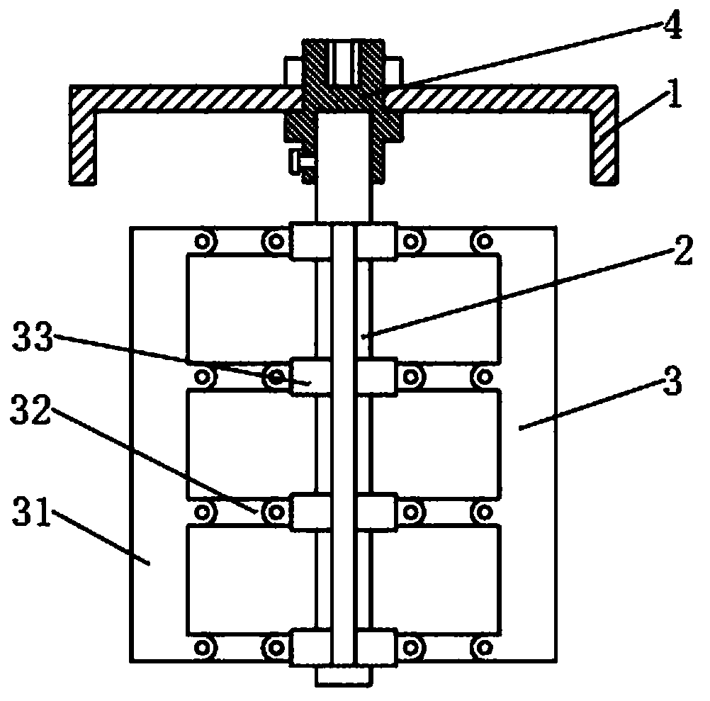 Portable building coating stirring device