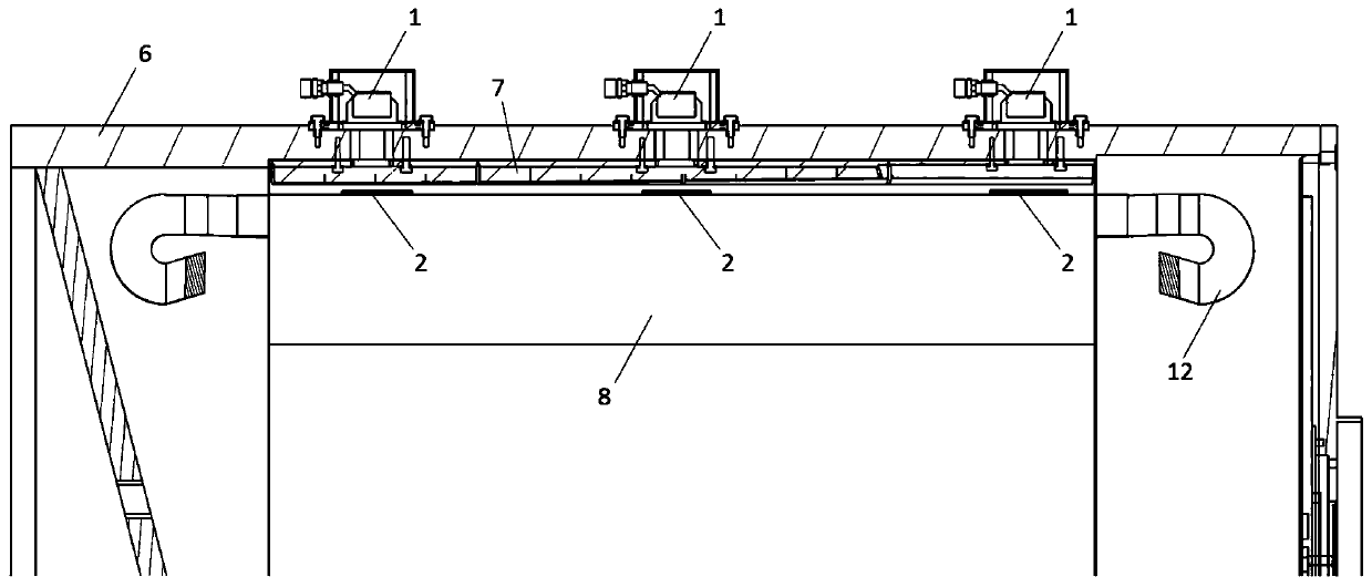 Wind turbine air gap real-time detection system and method