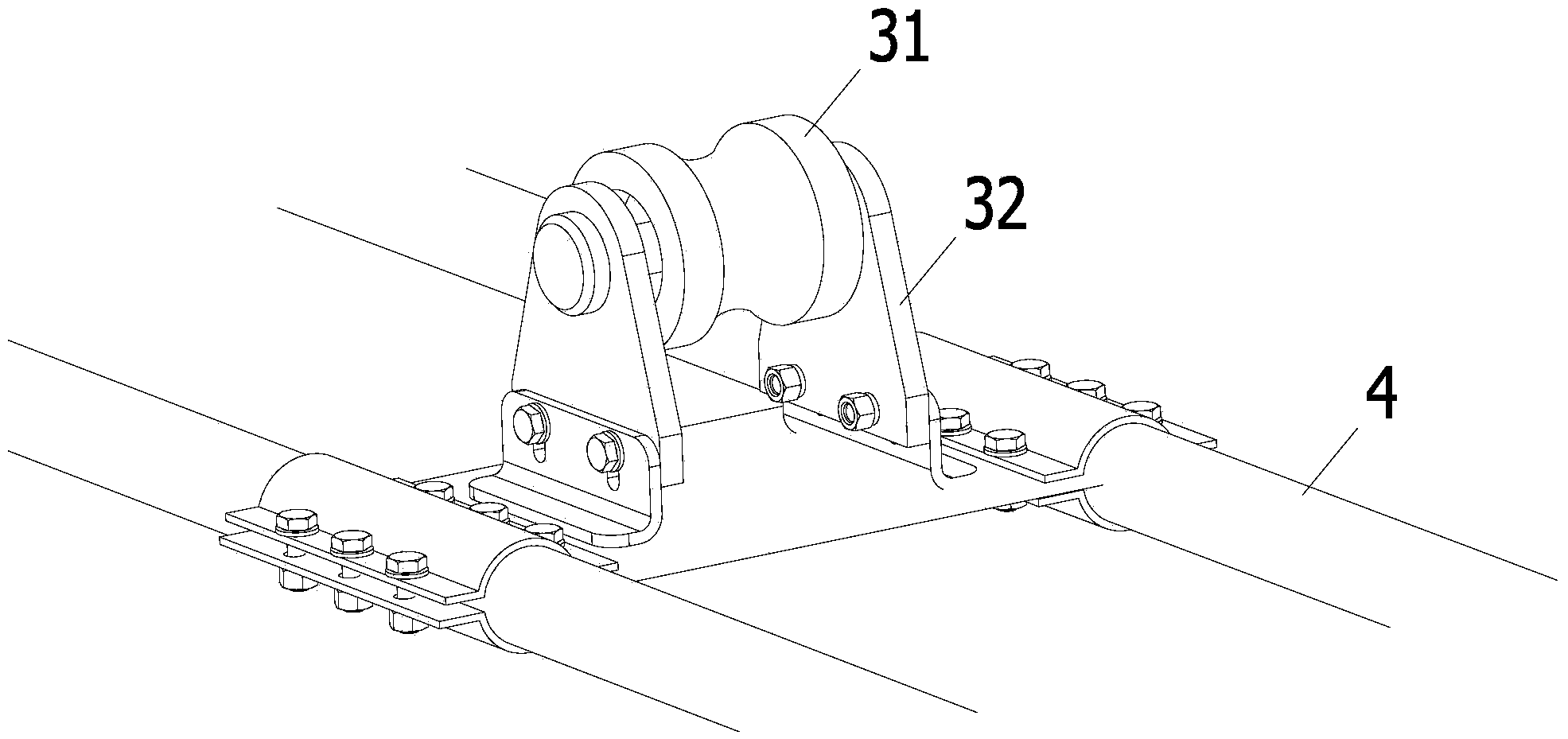 Folded boom and crane