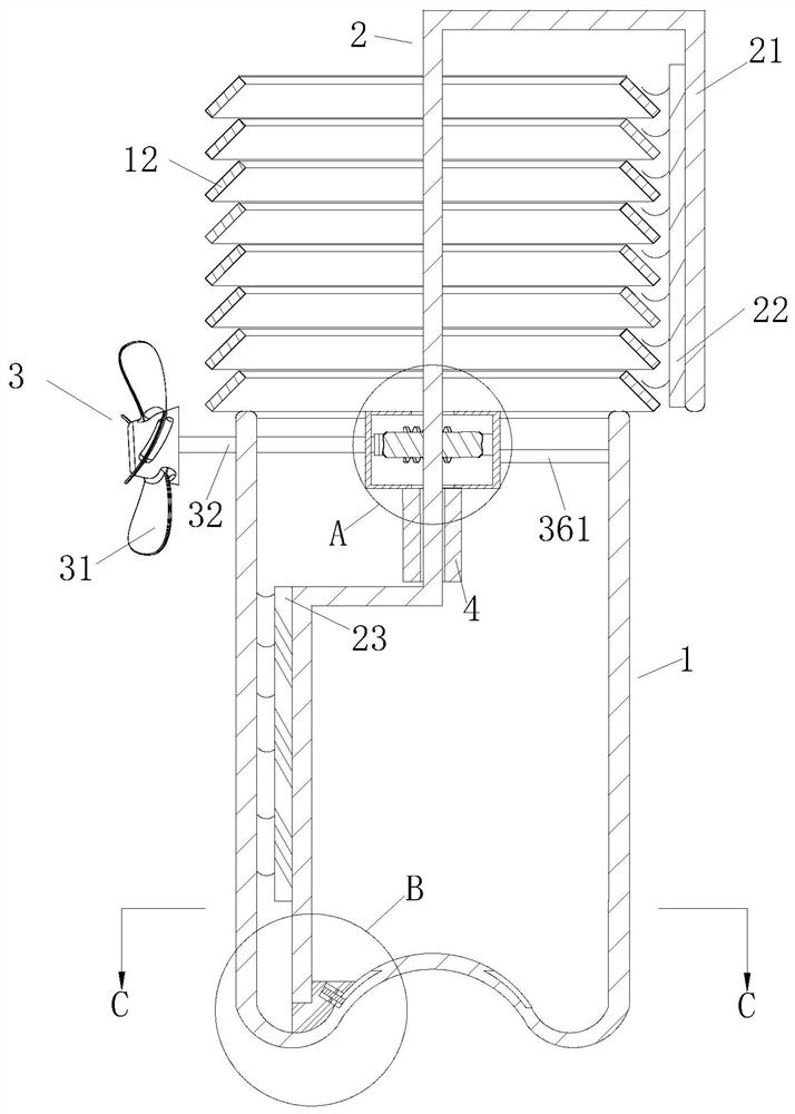 Atmosphere detection box structure