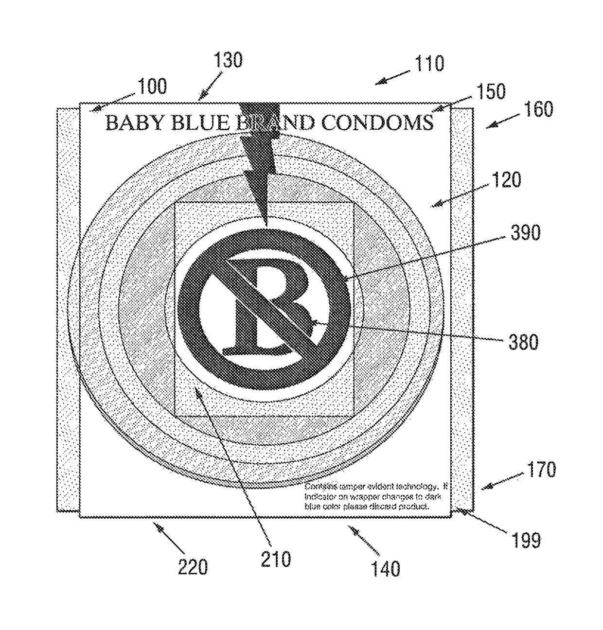 Damage indicating packaging