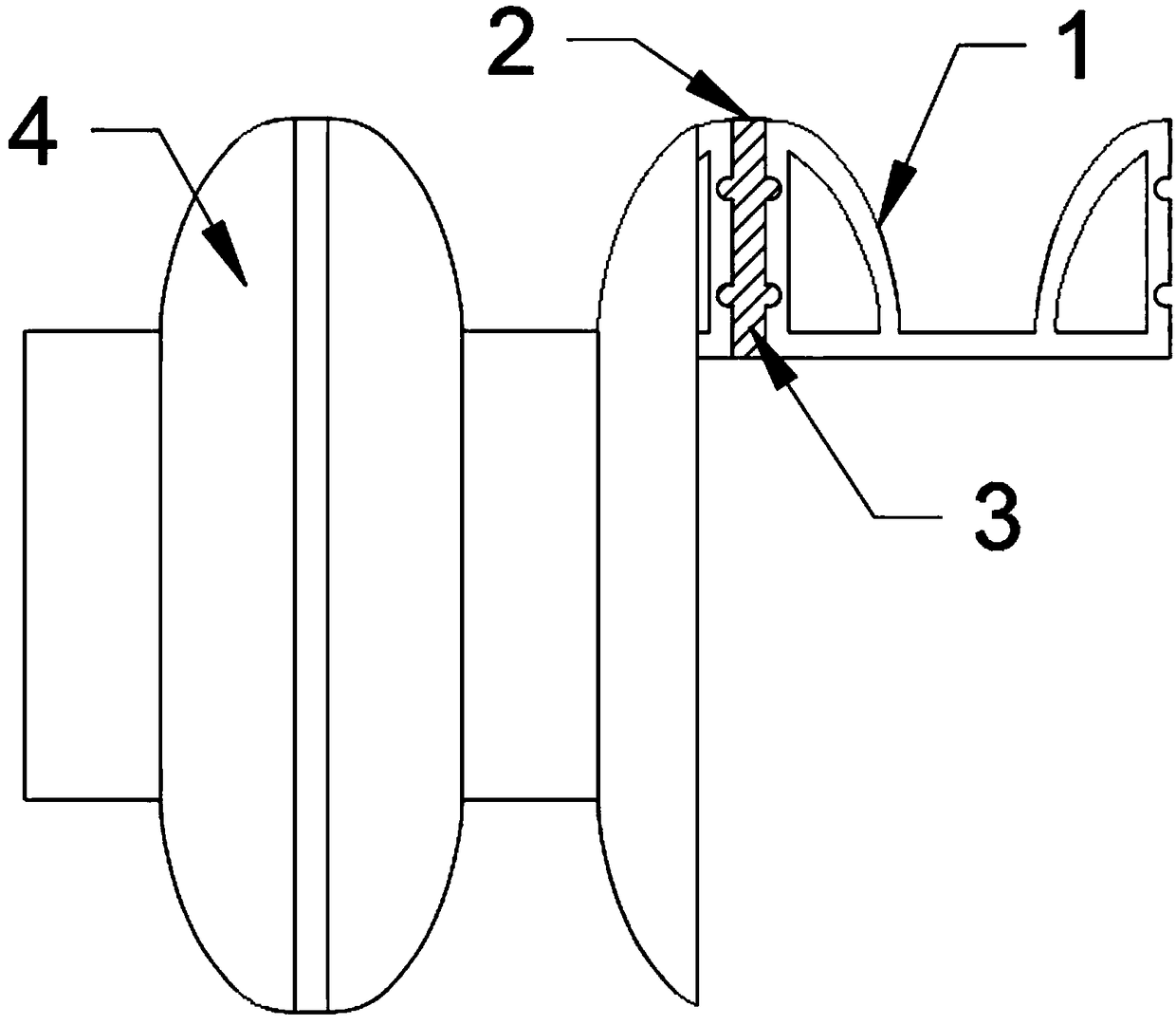 Groove connected PE wound corrugated pipe