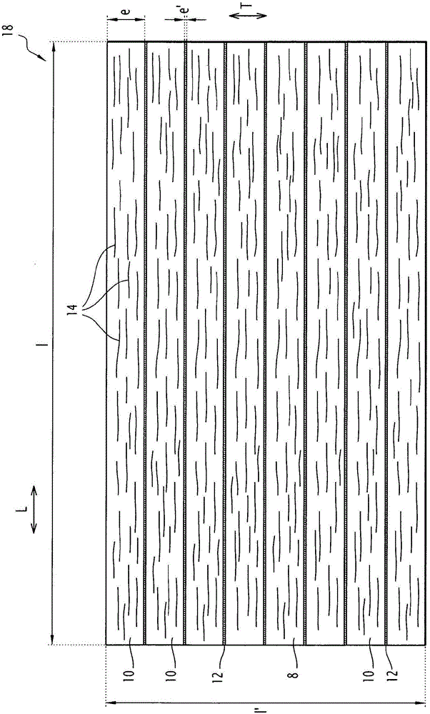 Method for implementing decorative element including apperance layer with wood material tape