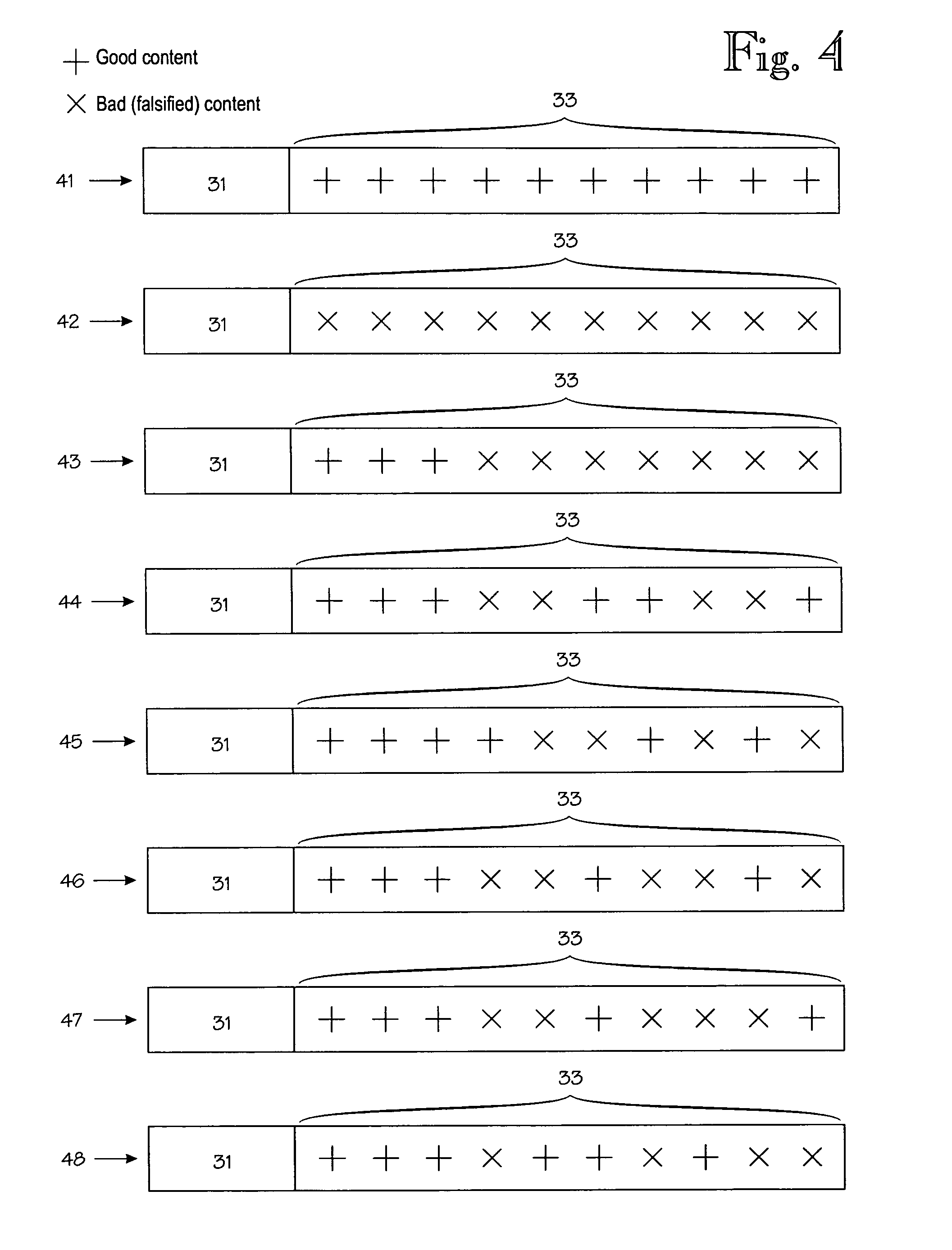 Limiting use of unauthorized digital content in a content-sharing peer-to-peer network