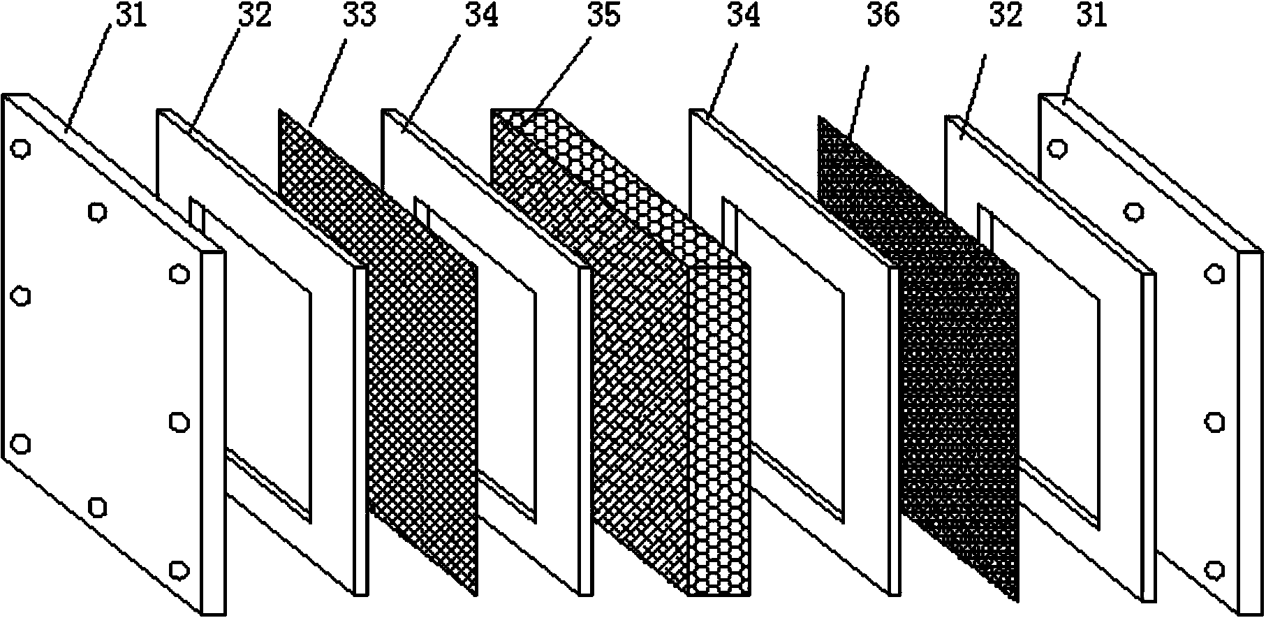 Wet-process ferric salt membrane-electrolysis regenerated biogas desulfurization method and device thereof