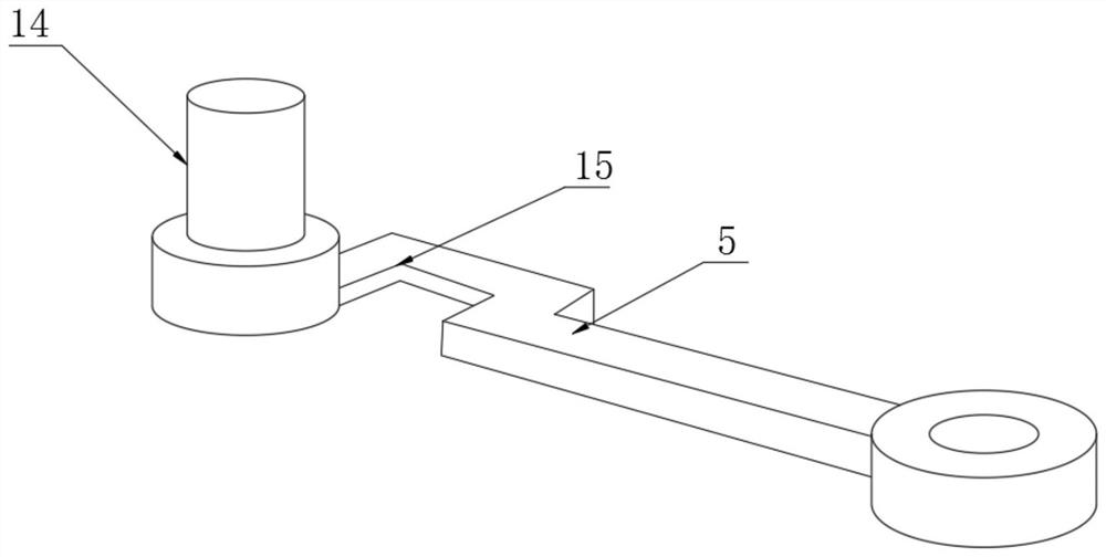 Biaxial hinge device for swinging connection