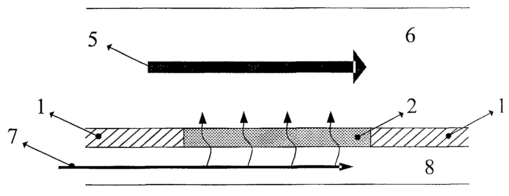 Heated wall surface cooling structure and gas turbine impeller vane with the same