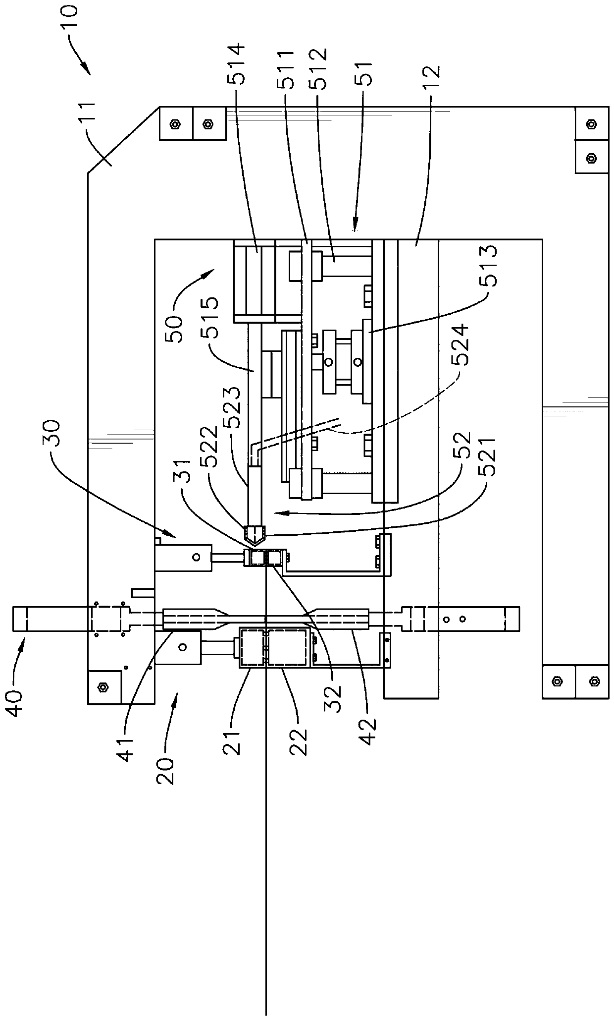 Inner bag and outer bag bonding mechanism of double-layer bag and bonding method thereof