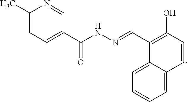 Treatment of ovarian cancer with benzylidenebenzohydrazides