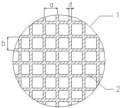 Matrix type sapphire substrate and preparation method thereof