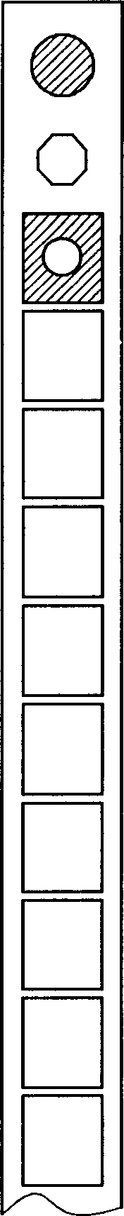 Process for forming external welding leg square nut by multiple work position cold headers from coiled round wire