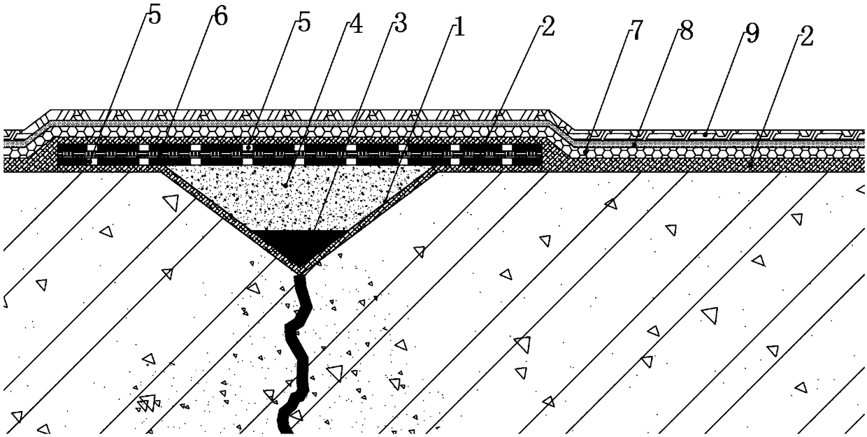 Basement bottom plate water leakage repairing system