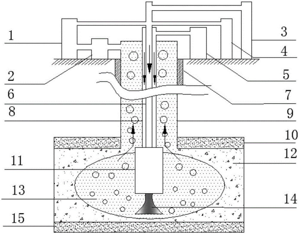 Method and system for extracting natural gas hydrate through thermal jet flow