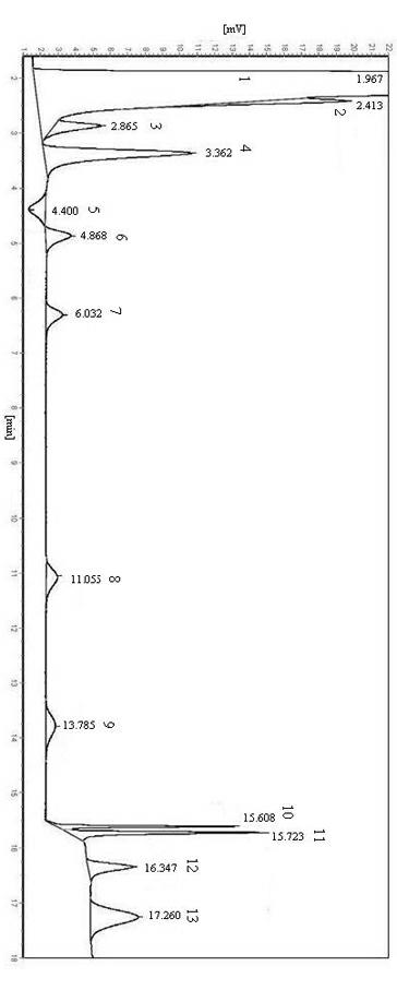 Method for rapidly analyzing components of compressed natural gas