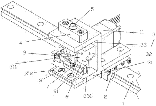 A grasping device for blood cell analyzer