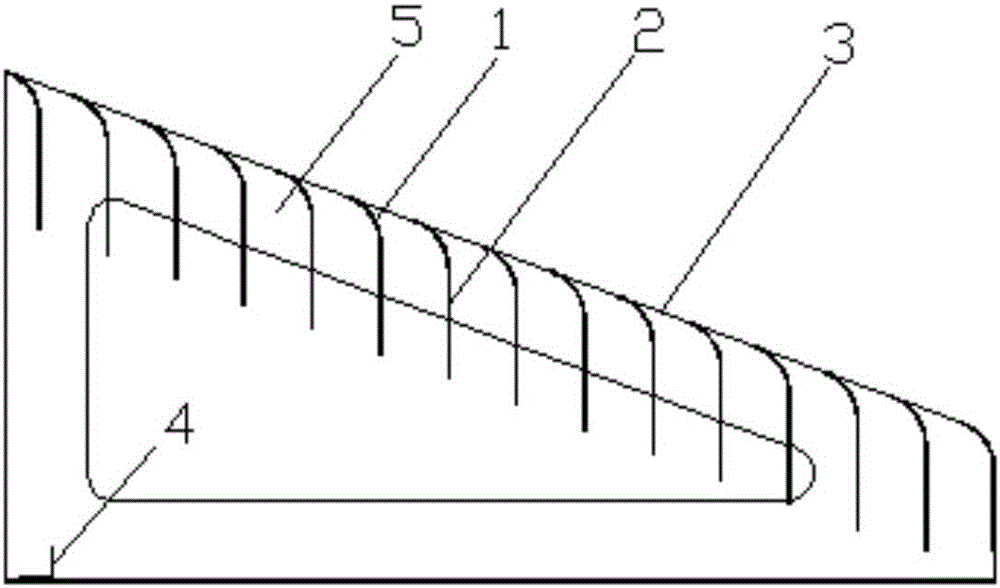 Novel opposite-bank wave eliminating device