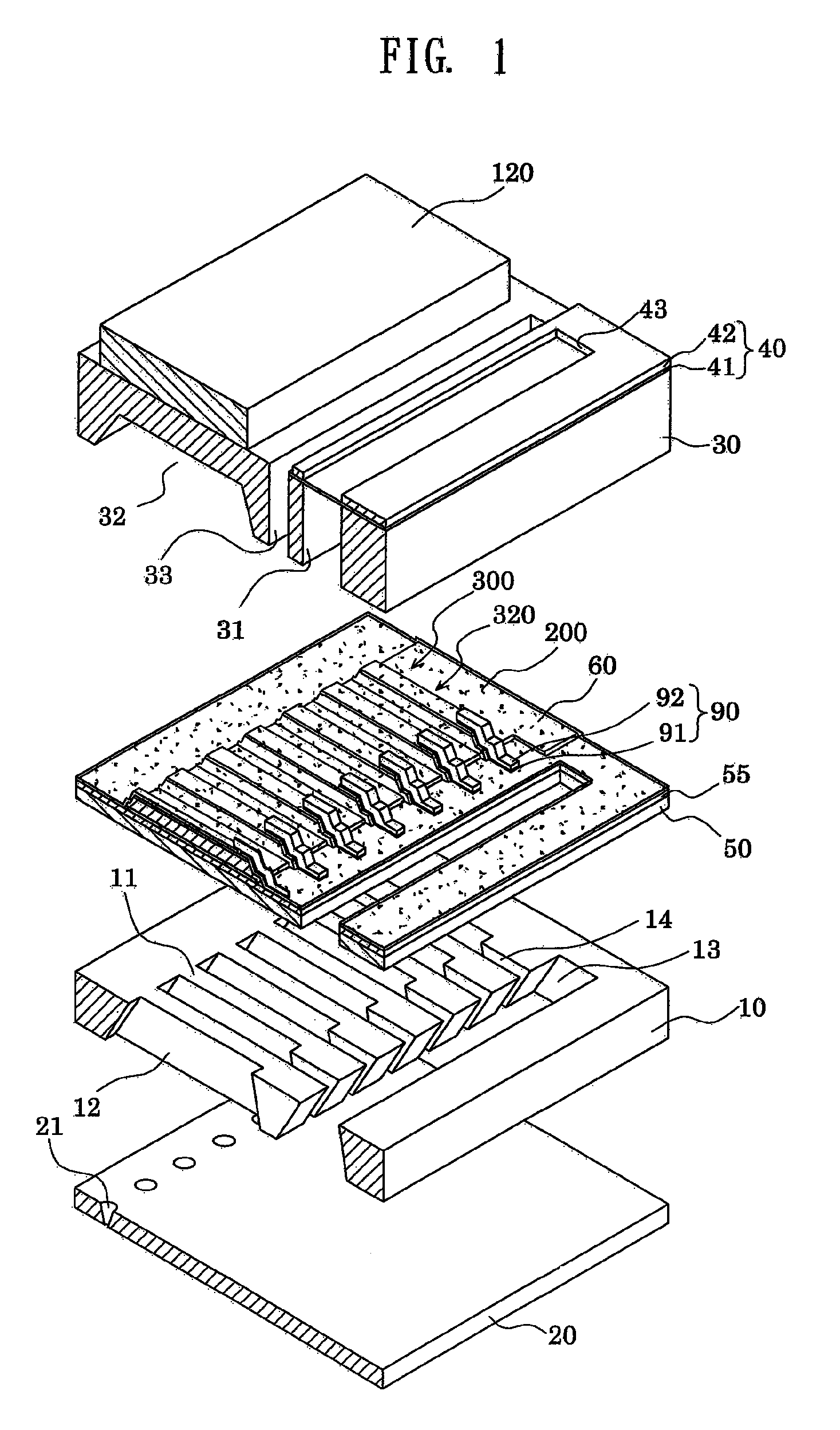 Actuator device, liquid-jet head and liquid-jet apparatus