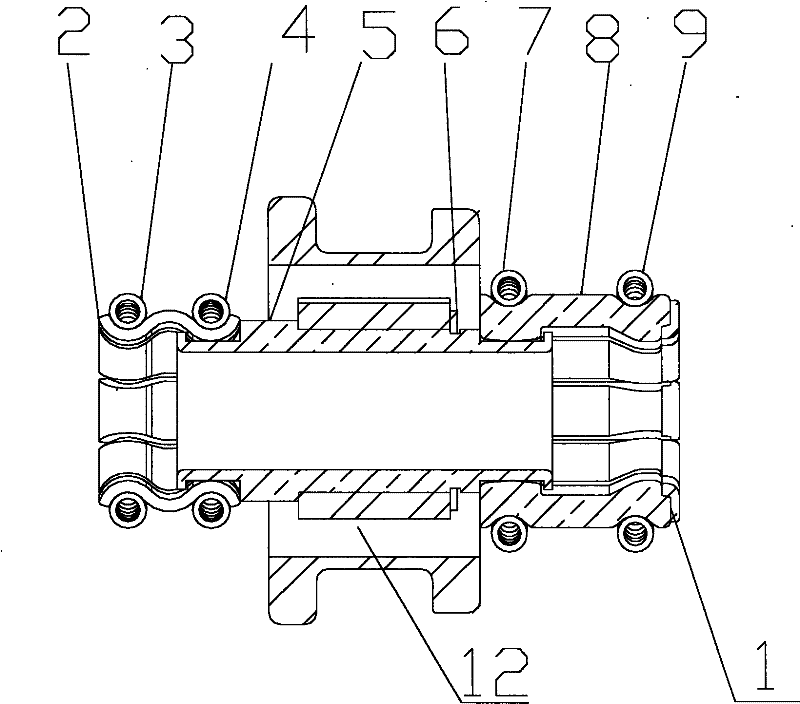 Grounding loop moving/static contact device for load switch