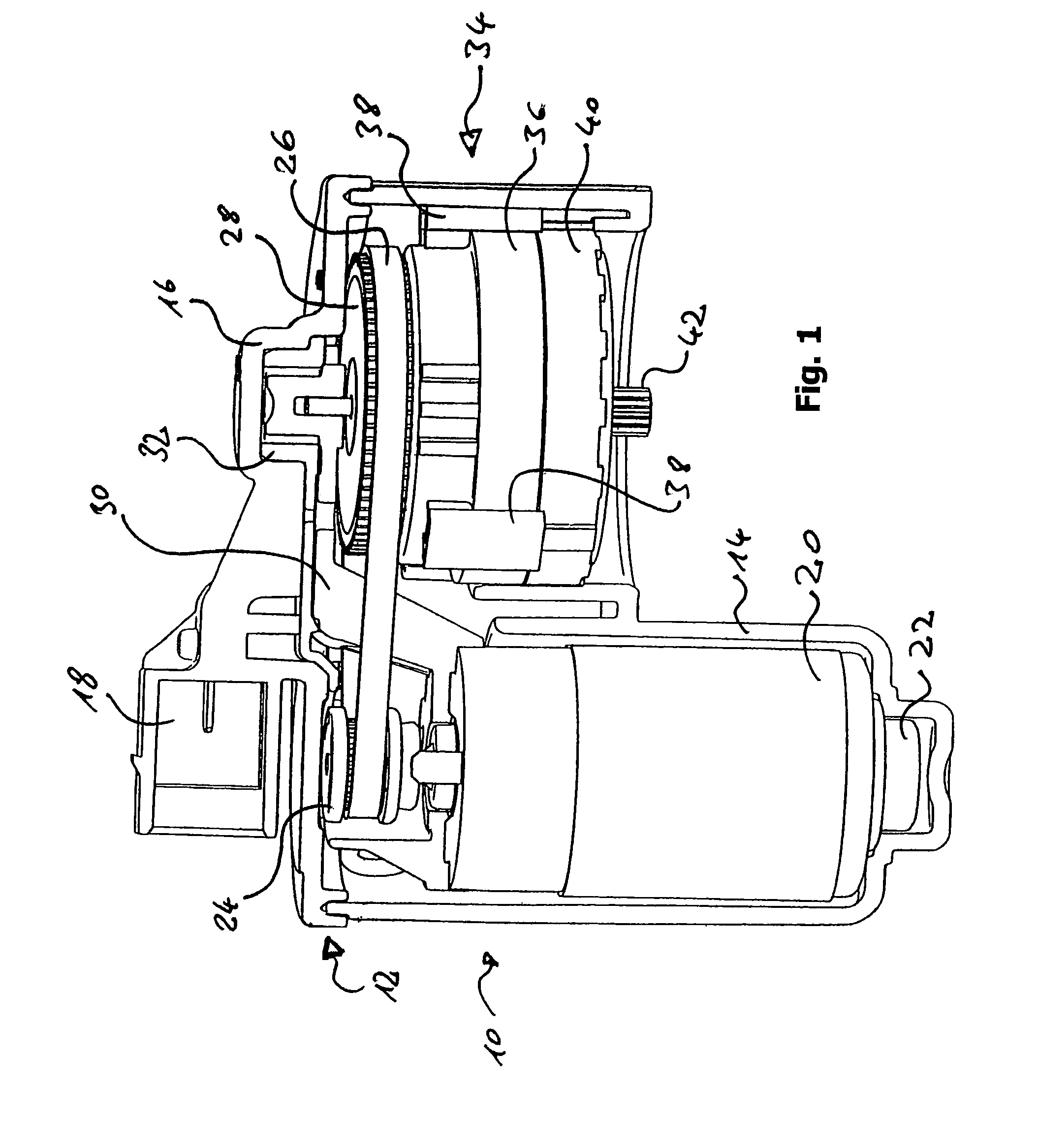 Reduced-noise electric brake actuator