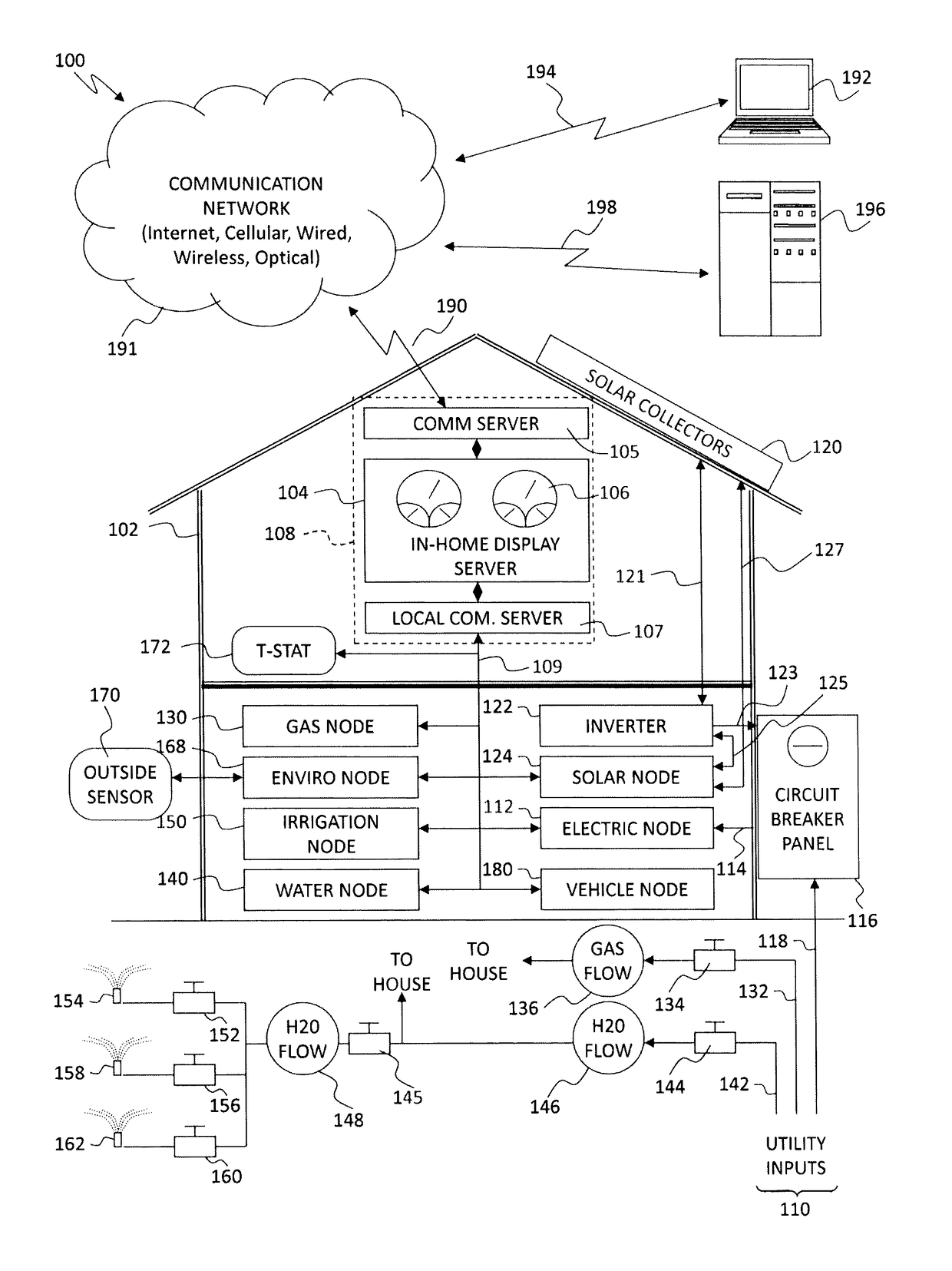 Wireless wall thermostat