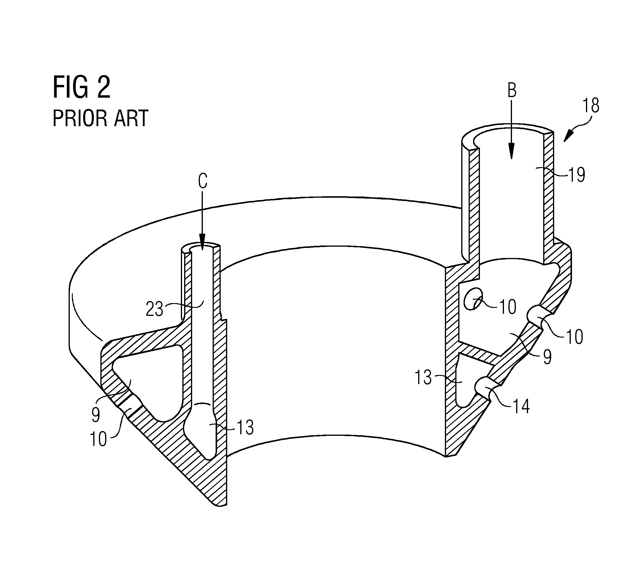 Shielding wall for a fuel supply duct in a turbine engine