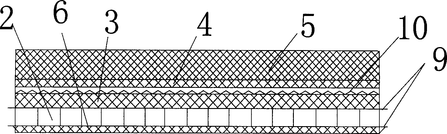 Armoured material and its shaping method