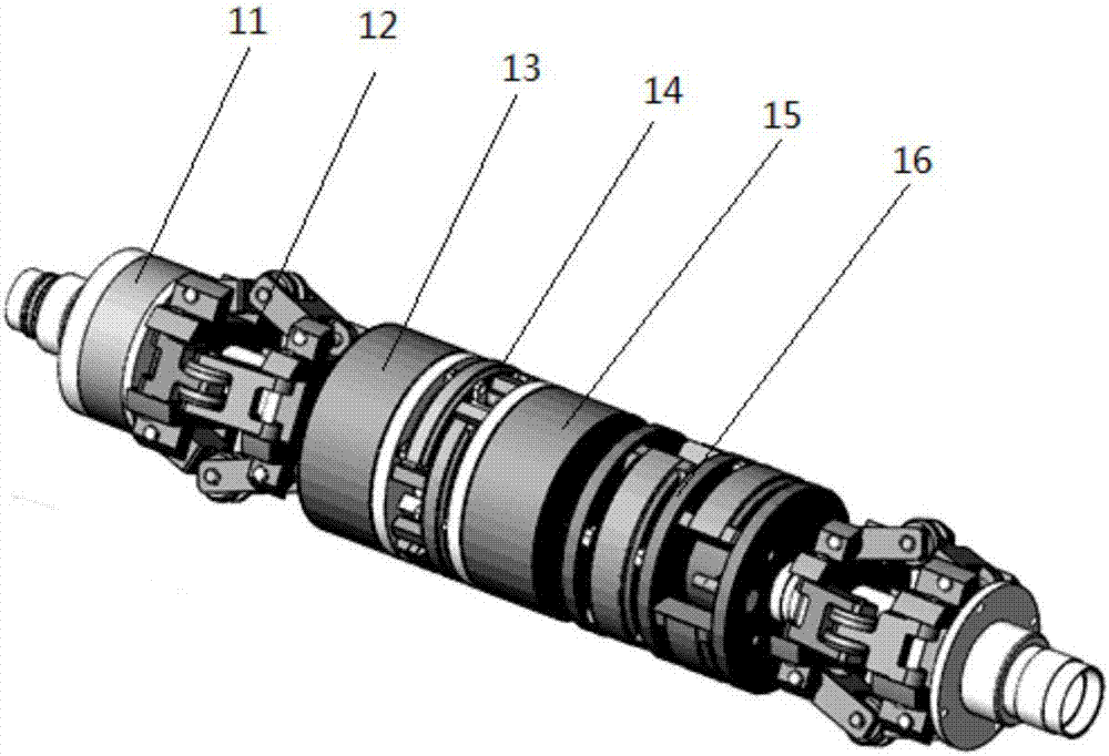 Testing device and testing method for magnetic flux leakage of petroleum gas storage well casing