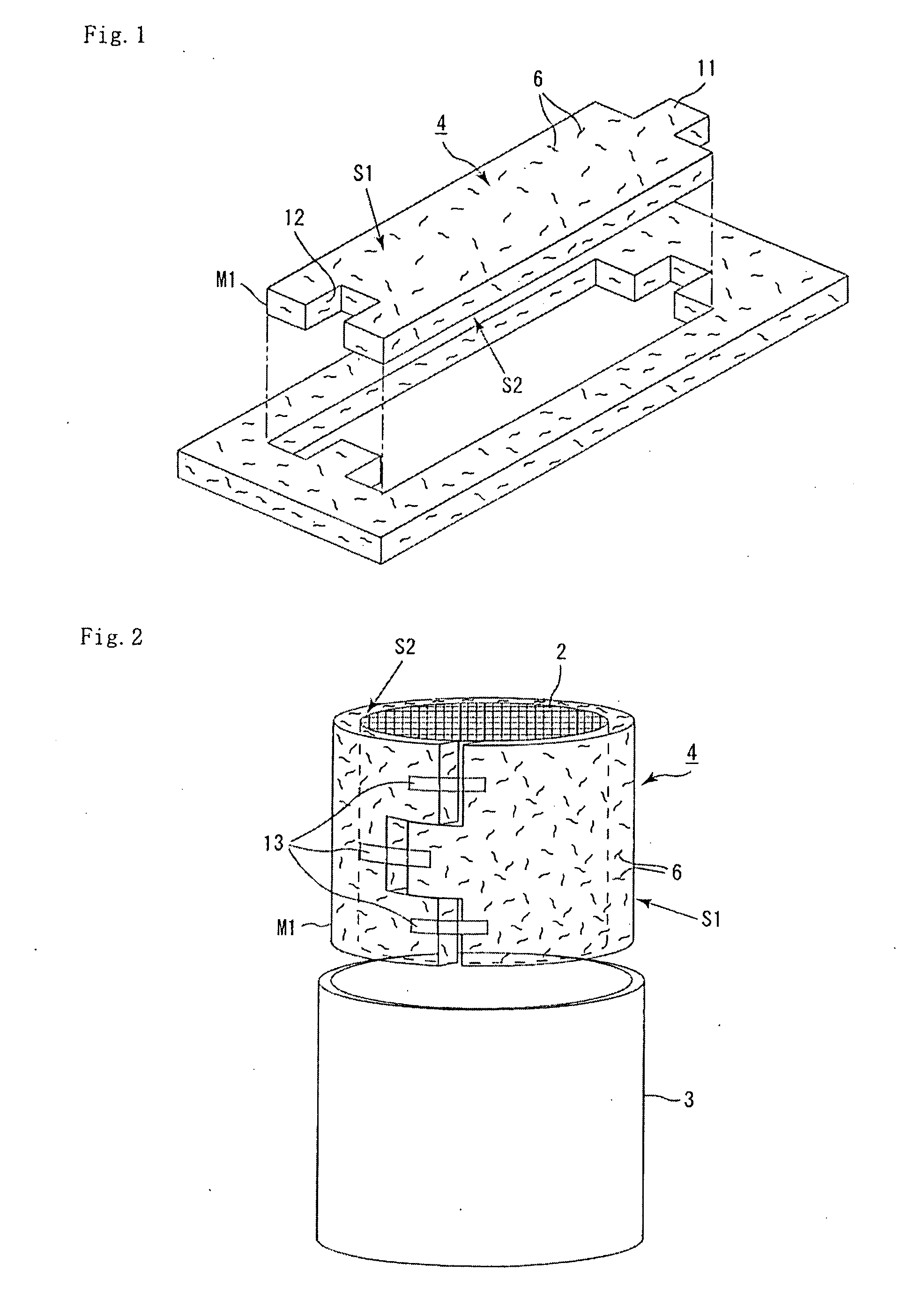 Alumina-silica-based fiber, ceramic fiber, ceramic fiber complex, retaining seal material, production method thereof, and alumina fiber complex production method